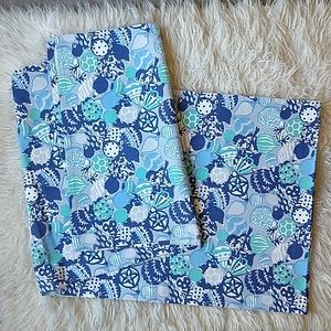 Couleur Nature Paris Blue Ornaments Holiday Christmas Table Runner 16"x90"